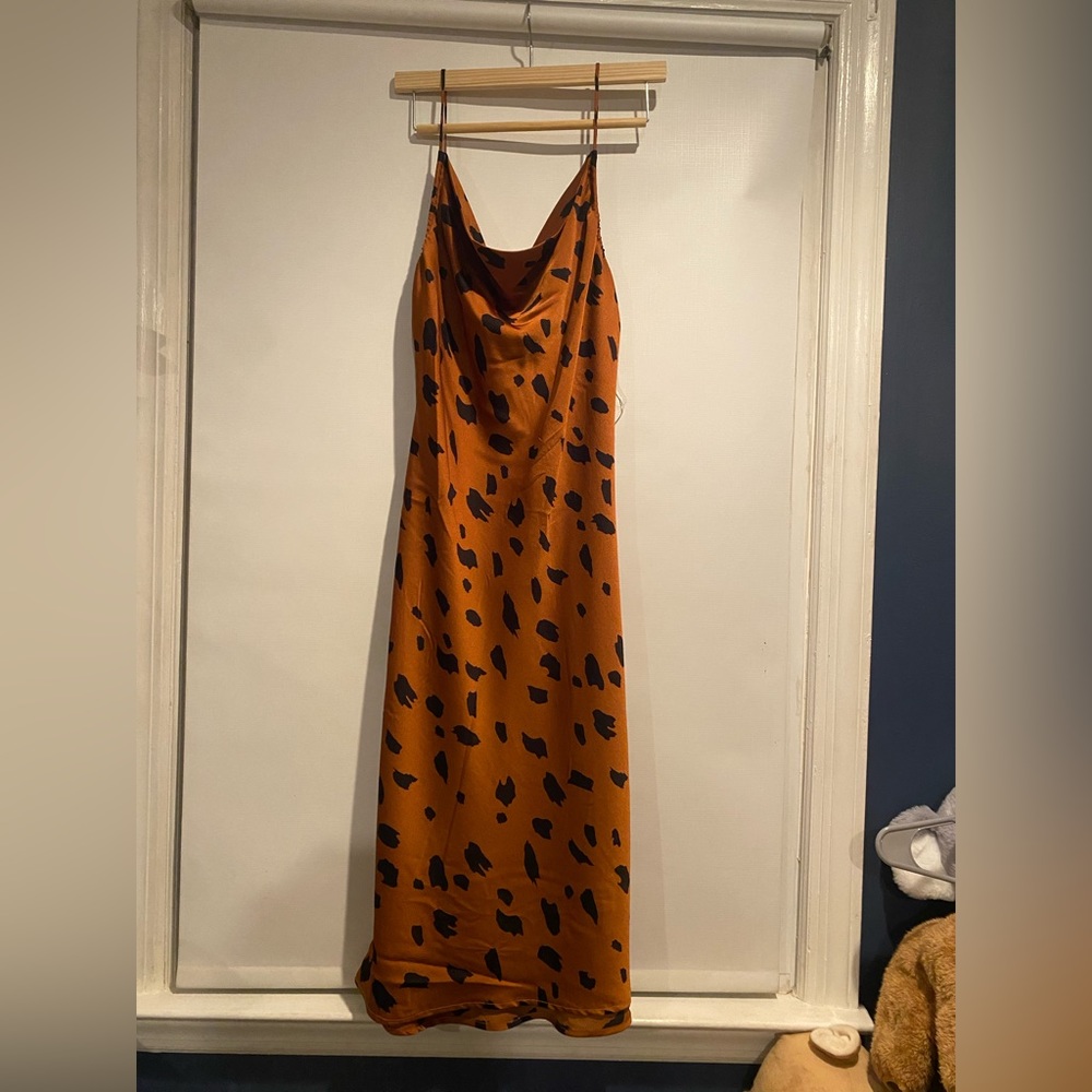 Silky slip dress
